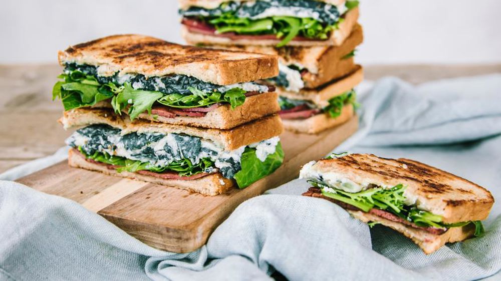 Croques Blue & bacon @MARIE LAFORET